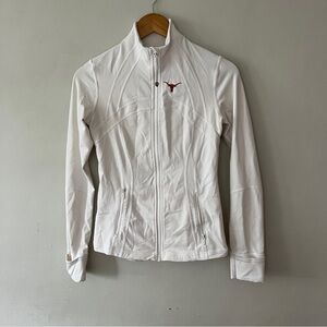 Lululemon Define Jacket in White With UT University of Texas Logo Size 6